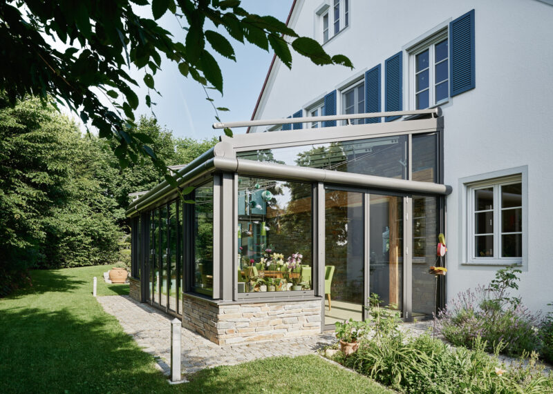 Haus Wurzer mit Wintergarten von Solarlux